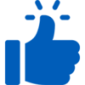 blue+icon+of+like+button+thumbs+up